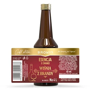 Essenza al gusto ciliegia al brandy, 40 ml - per 4 L – photo 4