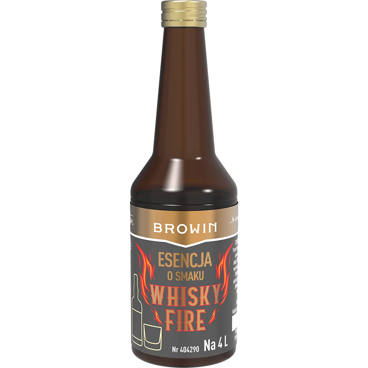 Essenza al gusto Whisky Fire per 4 L, 40 ml