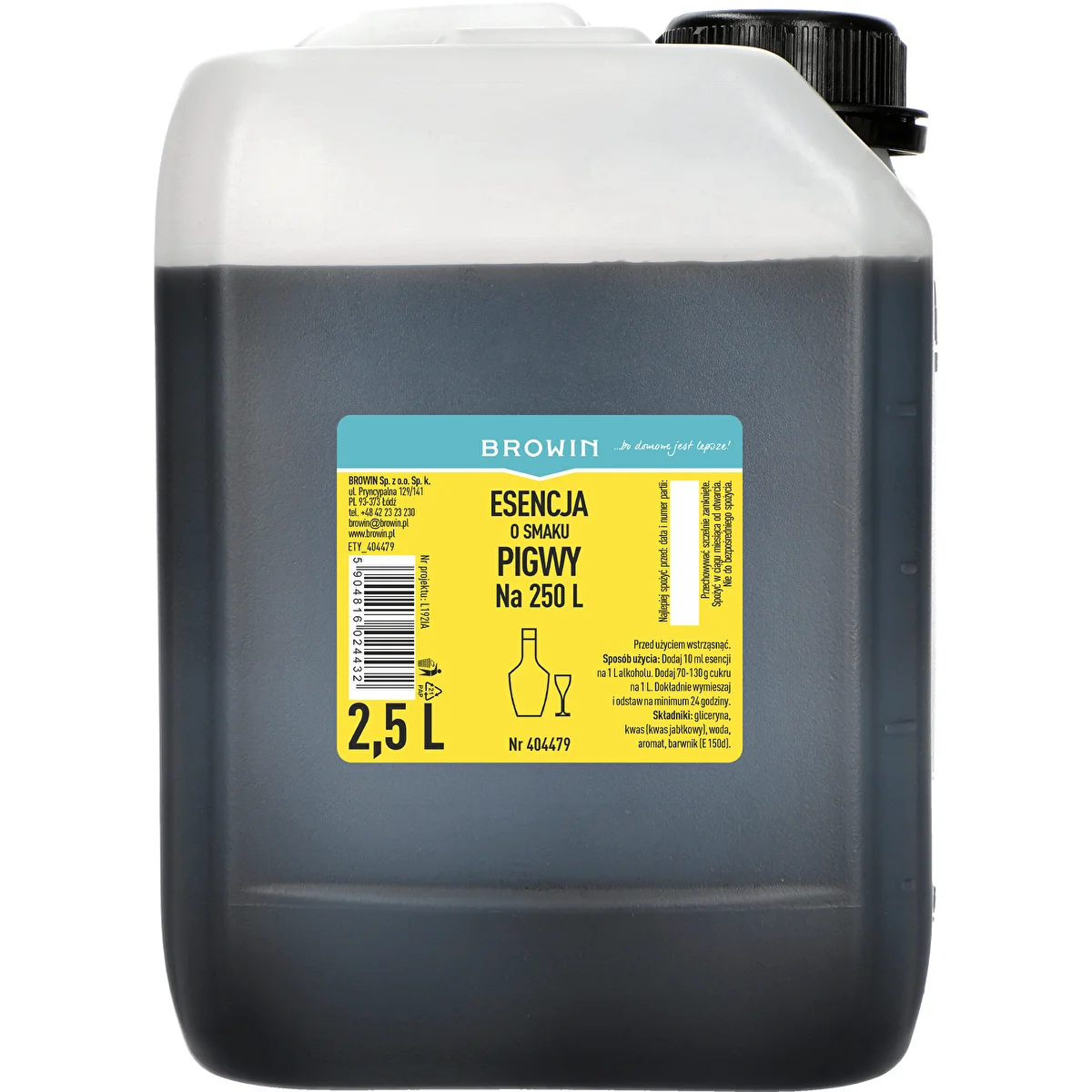 Essenza al gusto di mela cotogna, 2,5 L per 250 L di bevanda alcolica pronta