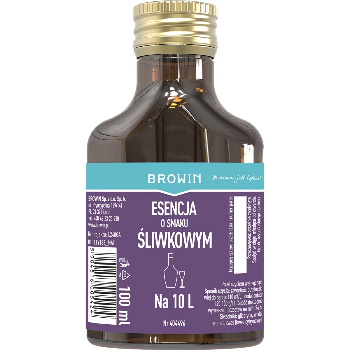 Essenza al gusto di prugna 100 ml