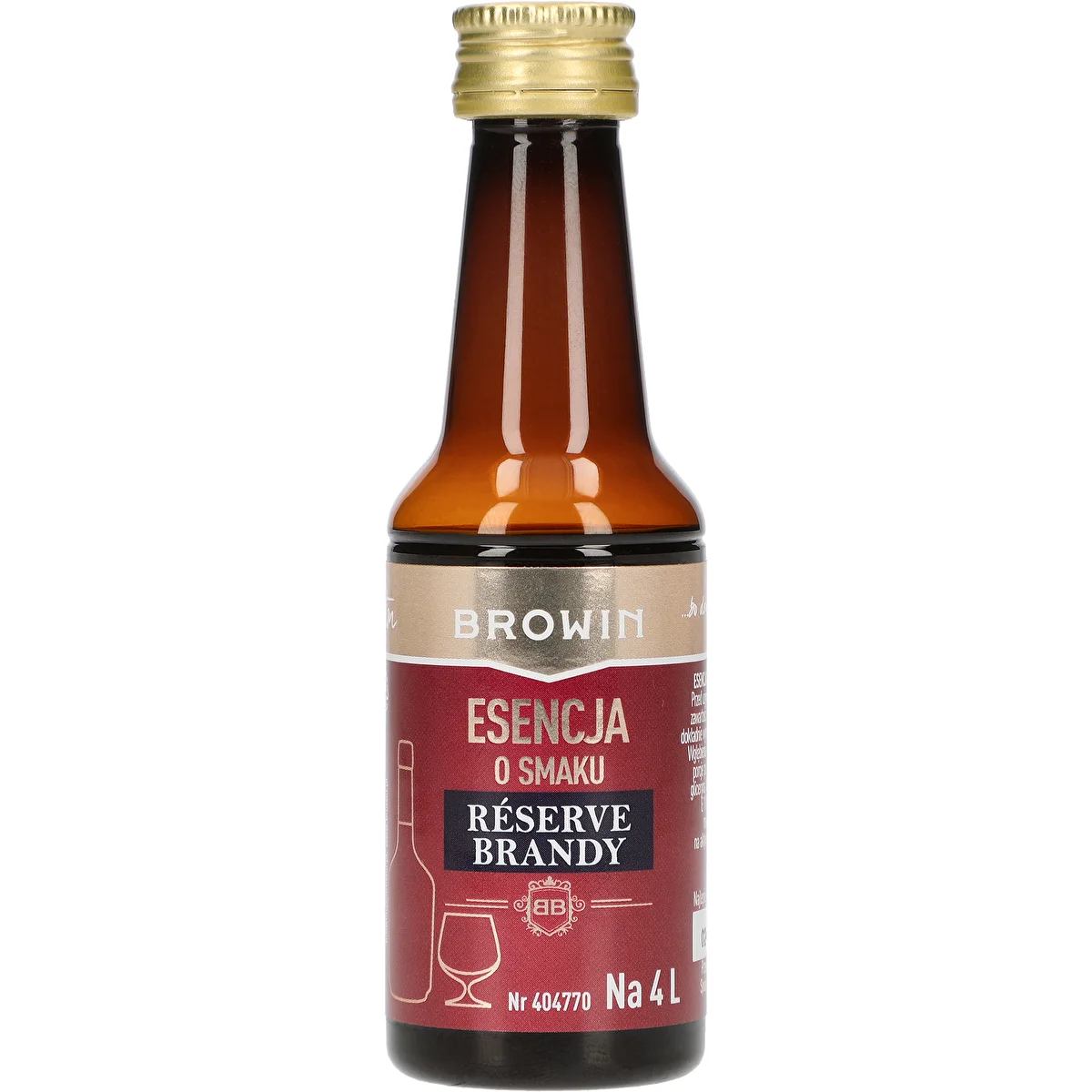 Essenza al gusto Reserve Brandy, 40 ml, per 4 L