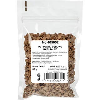 Scaglie di rovere naturali per aromatizzare gli alcolici (whisky, vino bianco), 50 g – photo 2
