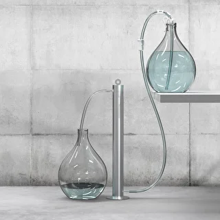 Colonna filtrante in acciaio inox a sospensione, con accessori e carbone attivo inclusi – photo 8