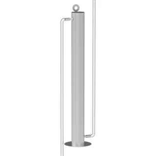 Colonna filtrante in acciaio inox a sospensione, con accessori e carbone attivo inclusi – photo 2