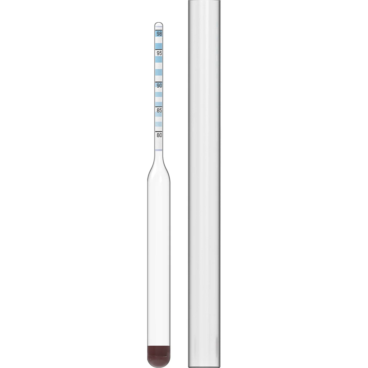Alcolometro in vetro di precisione