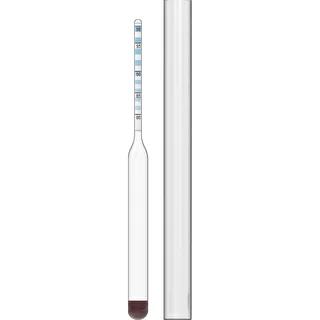 Alcolometro in vetro di precisione