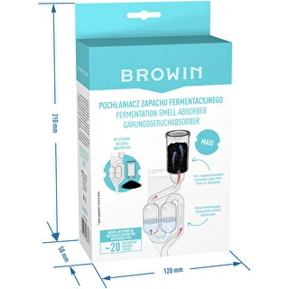 Assorbitore di odori per fermentazione con gorgogliatore Maxi e carbone attivo – photo 7