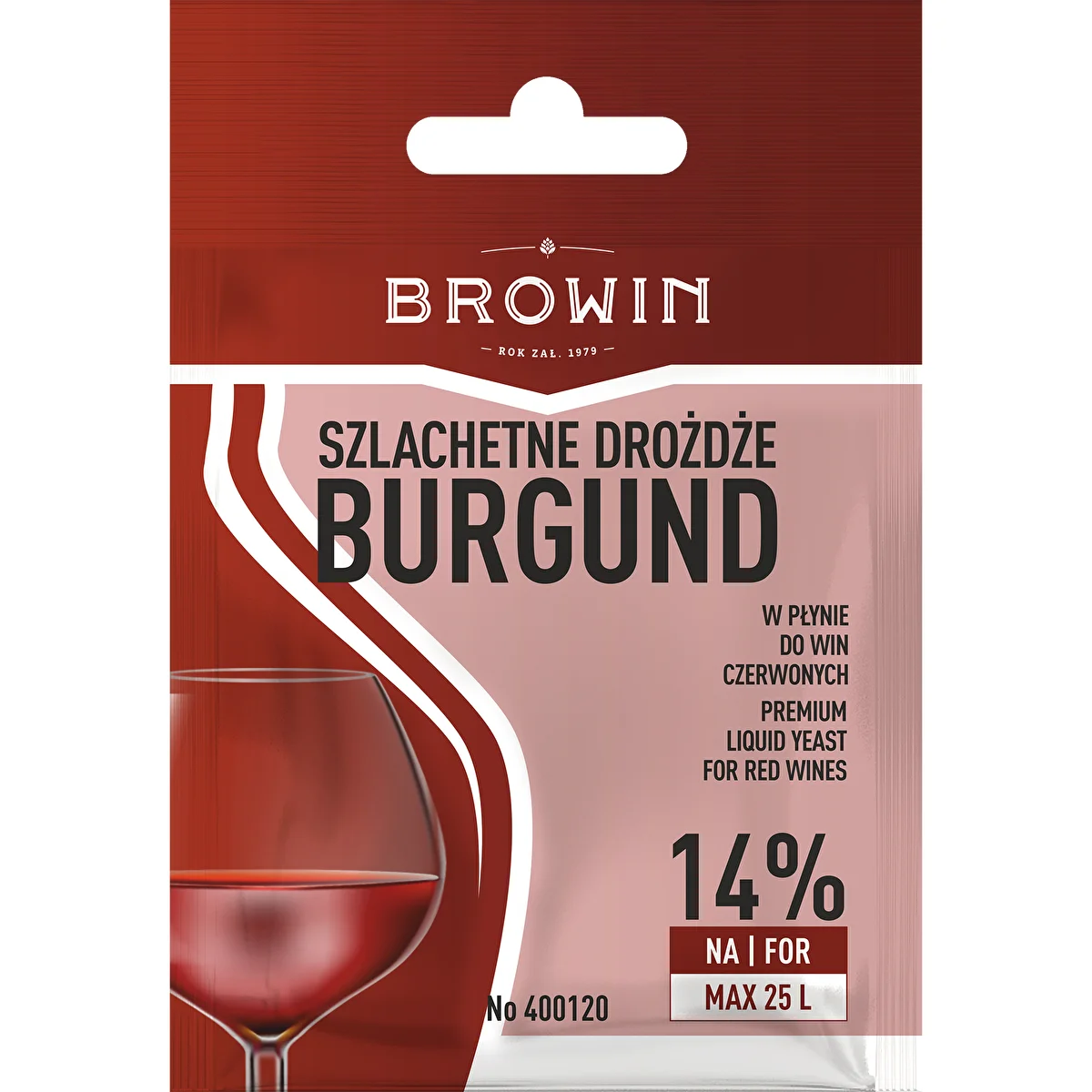 Lievito enologico Borgogna, 20 ml