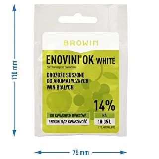 Enovini® OK WHITE - lievito enologico che riduce l'acidità 7 g – photo 5