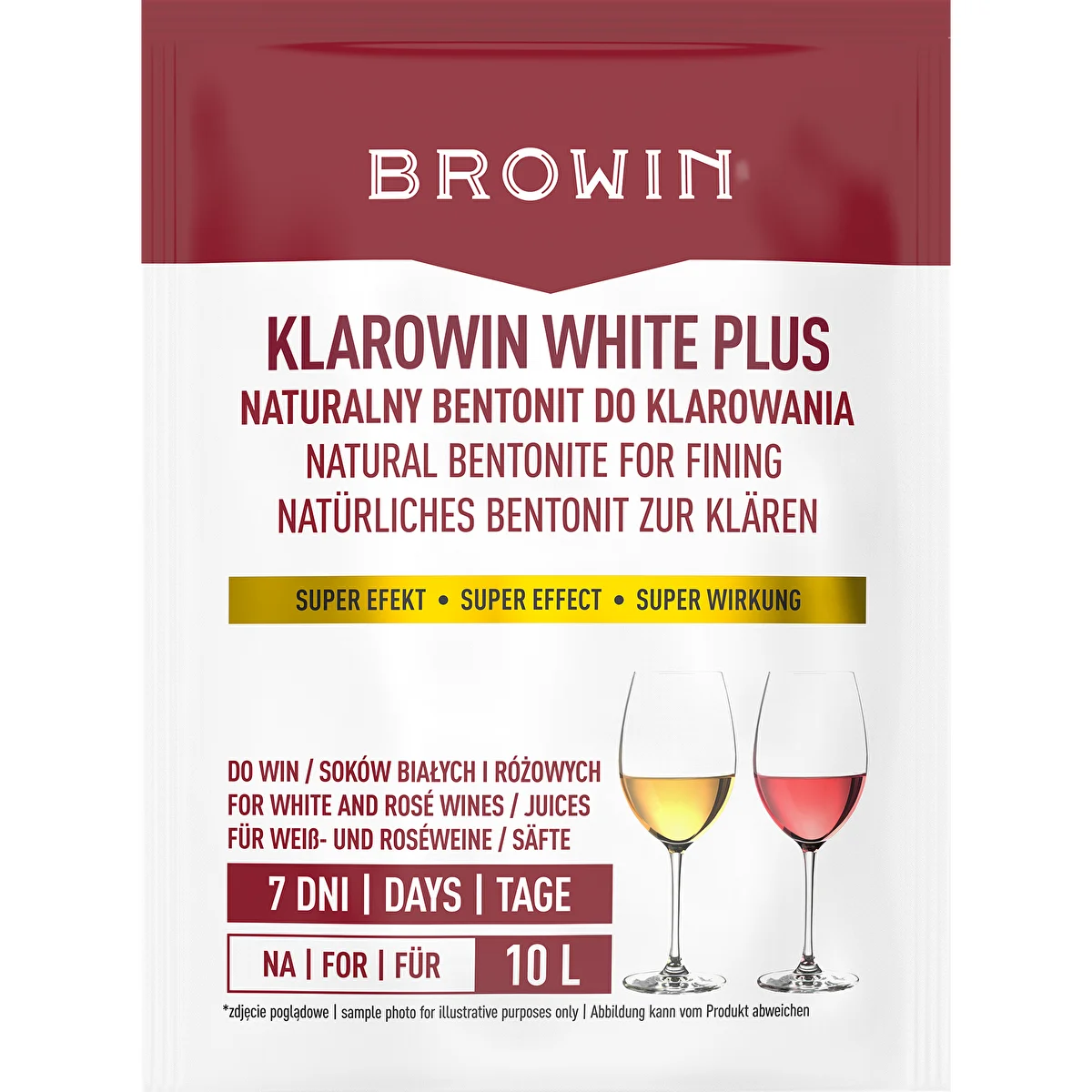 Klarowin White Plus - agente chiarificante 8 g