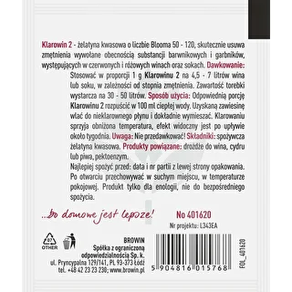 Klarowin 2 - chiarificante per vino – photo 2