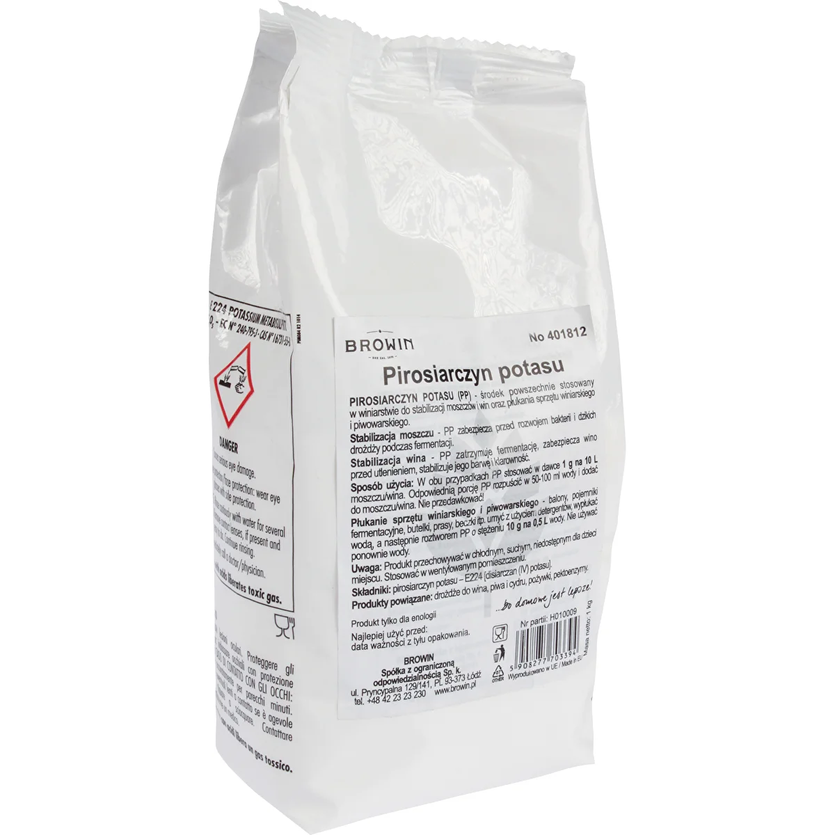 Metabisolfito di potassio 1 kg