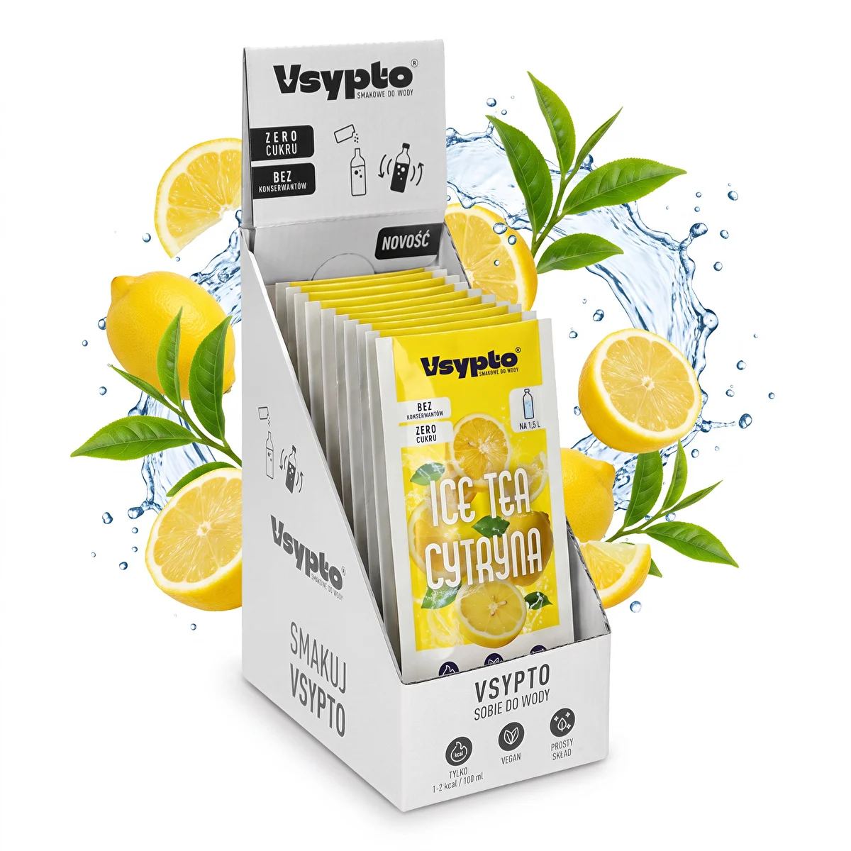 Vsypto Ice Tea Limone - confezione 15x9g
