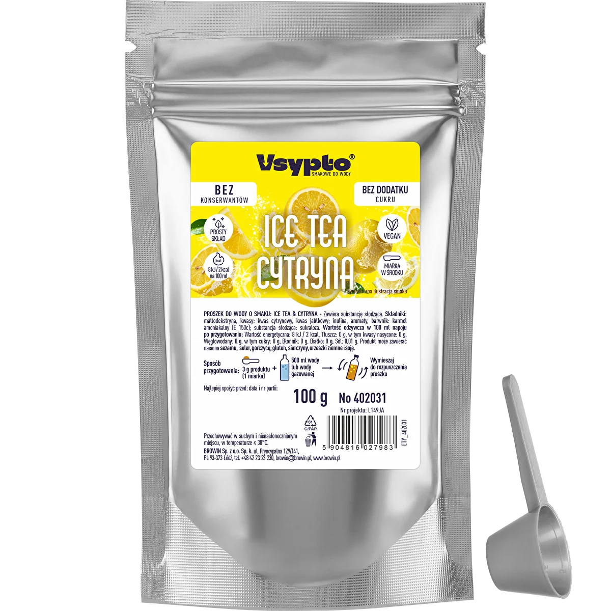 Vsypto al gusto Ice Tea Limone, 100 g