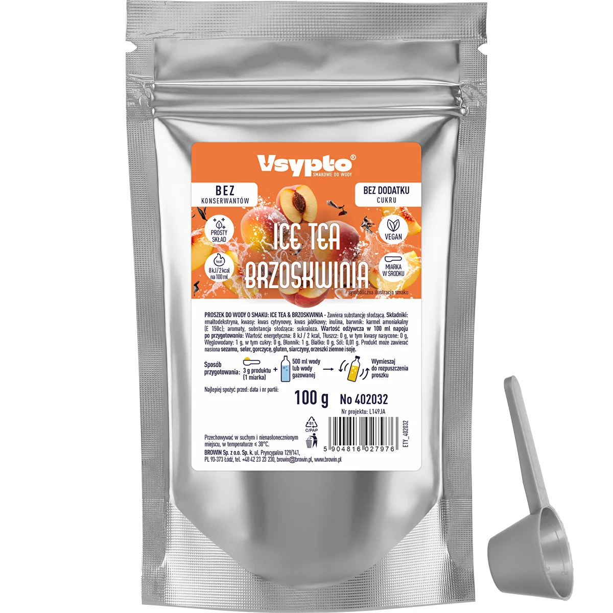 VSYPTO al gusto Ice Tea Pesca, 100 g