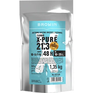 Lievito Turbo X-Pure 21,3%, 10 x 25 L, 1,35 kg