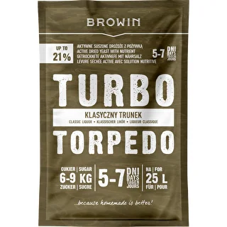 Lievito da distillazione Turbo Torpedo 5-7 giorni 21% 100 g