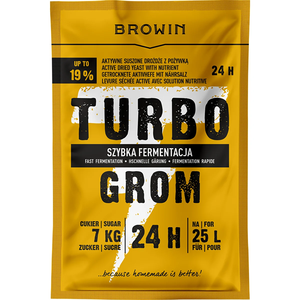 Lievito da distillazione Turbo Grom 24 h