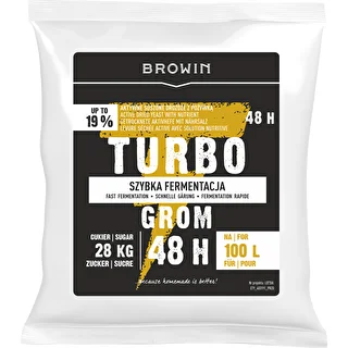 Lievito per distillazione Turbo Grom 48h 100L