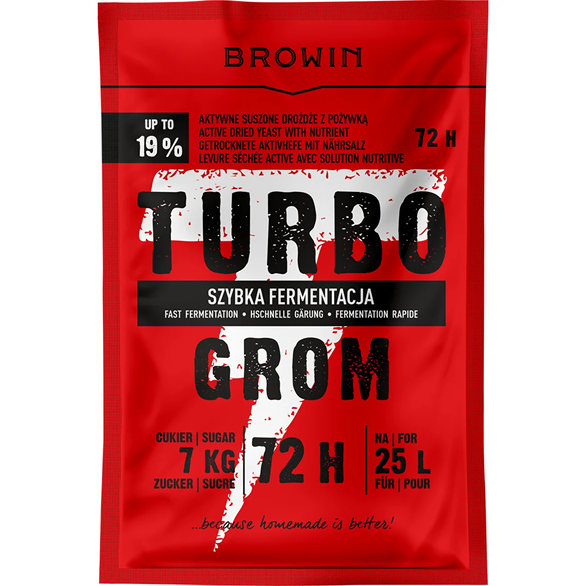 Lievito da distillazione Turbo Grom 72h