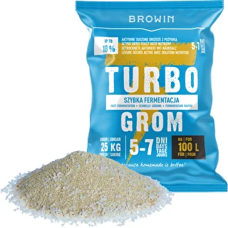 Lievito turbo da distillazione Turbo Grom 5–7 giorni, per 100 L – photo 3