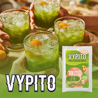 VYPITO 12%, bustina per 18 drink - Matcha-Albicocca, 126g – photo 6
