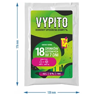 VYPITO 12%, bustina per 18 drink - Energy Drink, 126 g – photo 4