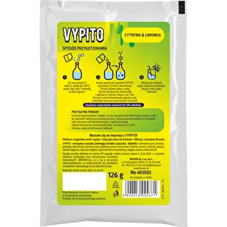 VYPITO 12%, bustina per 18 drink - Limone & Lime, 126 g – photo 2