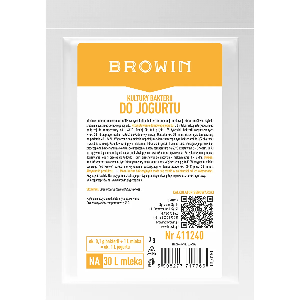 Fermenti lattici per yogurt