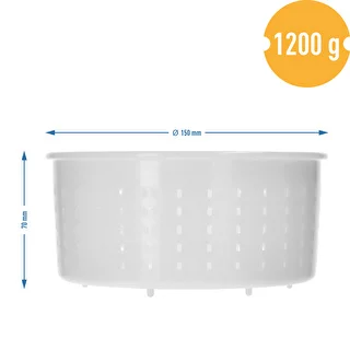 Stampo per formaggio rotondo Ø15 x 7 cm per 1200 g – photo 7
