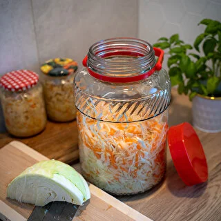 Vaso da 5 L con coperchio in plastica – photo 7