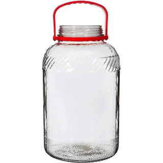 Vaso in vetro da 8 L con coperchio in plastica – photo 2
