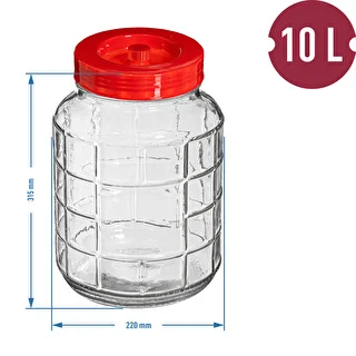 Vaso in vetro universale da 10 L – photo 7