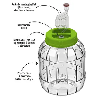 Barattolo infrangibile per la fermentazione, 3 L – photo 2