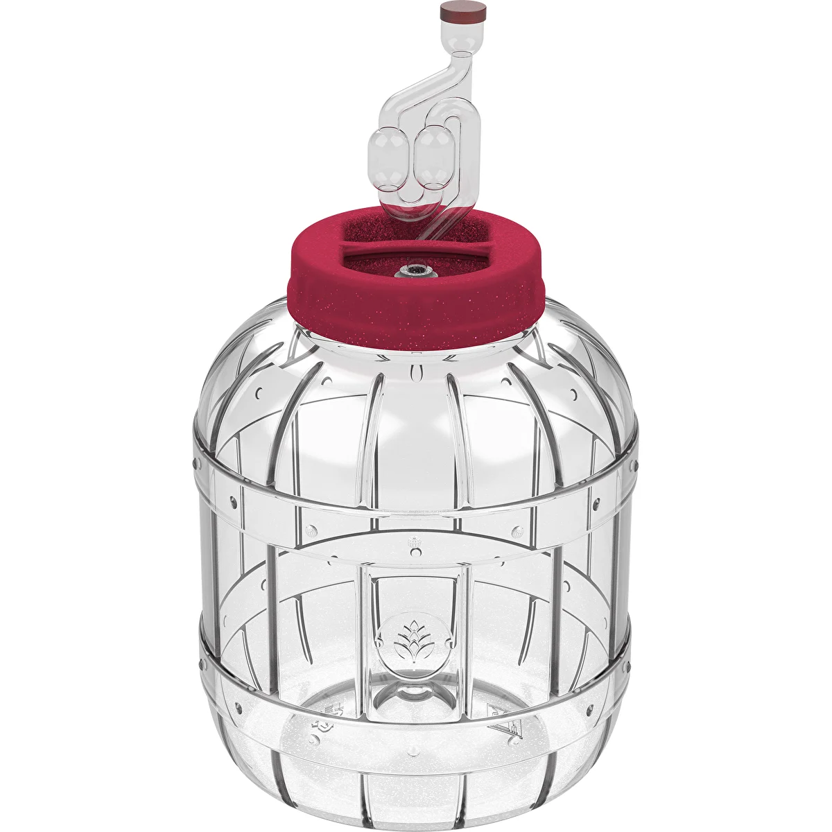 Barattolo da 5 L per fermentazione, infrangibile e multifunzione