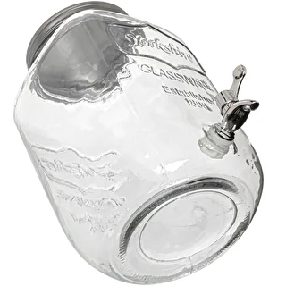 Dispenser per limonata con rubinetto - in vetro, 4 L – photo 3