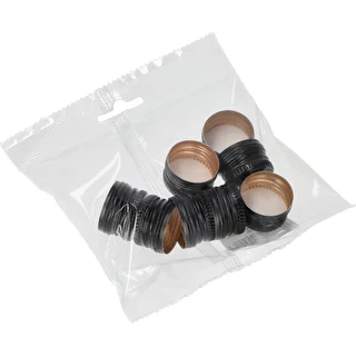 Tappi a vite per bottiglie 28/18 mm - neri, 8 pezzi – photo 3