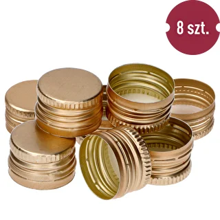 Tappo a vite per bottiglie Ø 28/18 - oro - 8 pezzi – photo 2