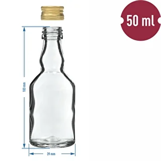 Boccetta Maluch 50 ml con tappo - 10 pz. – photo 6