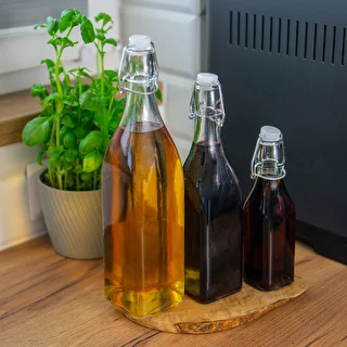 Bottiglia quadrata con chiusura ermetica 0,5 L – photo 4
