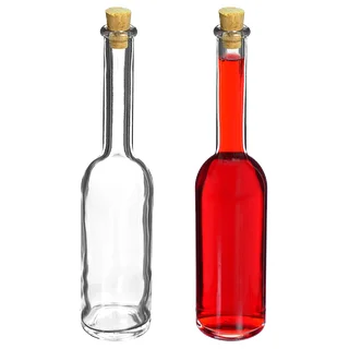 Set di 6 bottiglie per liquori 100 ml + 6 tappi in sughero – photo 6