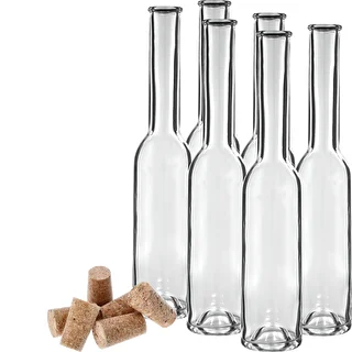 Bottiglie per liquore 200 ml, 6 pz + 6 tappi 23/18 – photo 3