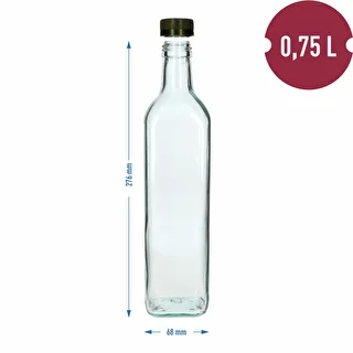 Bottiglia Marasca 750 ml con tappo a vite, 1 pz. – photo 4