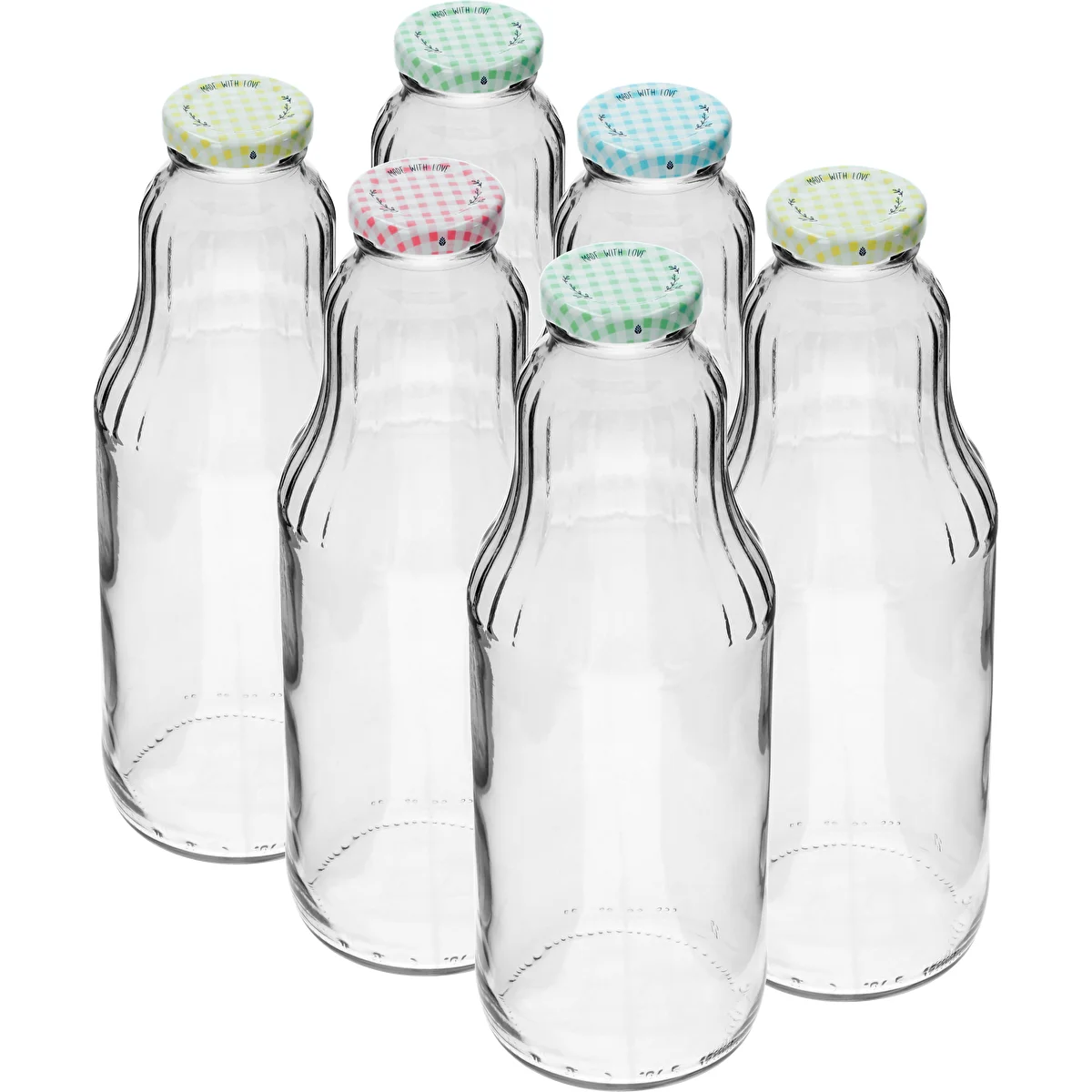Bottiglia per succo 1 L con tappo twist-off - fi 43
