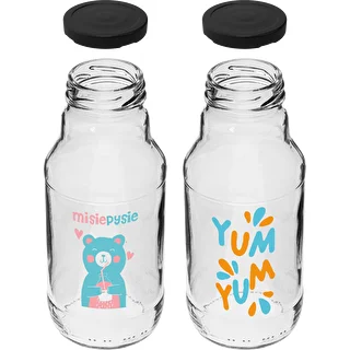 Bottiglie twist-off 330 ml con tappo Ø 43 mm e stampa colorata - 6 pezzi – photo 4