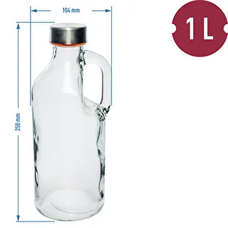 Bottiglia Samurai 1 L con tappo a vite e manico – photo 2