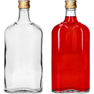 Bottiglia tipo fiaschetta 500 ml con tappo a vite, 6 pz. – photo 7