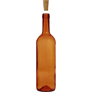 Bottiglia da vino 750 ml ambrata - confezione da 8 pz. – photo 4