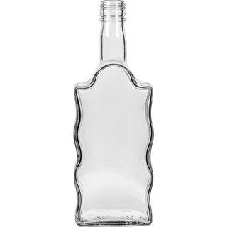 Bottiglia Klasztorna 500 ml, con tappo a vite, in vetro trasparente - 6 pz. – photo 3