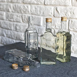 Bottiglia Klasztorna 500 ml, con tappo a vite, in vetro trasparente - 6 pz. – photo 5